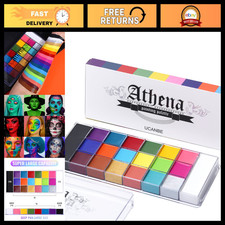20 Colors Face Body Paint Palette - Professional SFX Makeup Kit for Halloween,