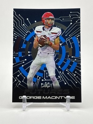 George MacIntyre 2024 Leaf Futures - Future Foil Blue /199  Tennessee Volunteers