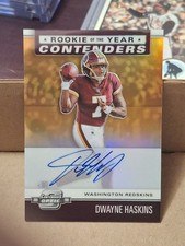 2019 DWAYNE HASKINS PANINI CONTENDERS AUTOGRAPHED AUTO ROOKIE CARD RC /50 ROY-DH. rookie card picture