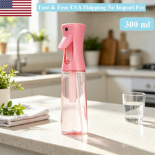 Continuous Mist Hair Spray Bottle Water Sprayer Salon Plant Mister Tools 300ml