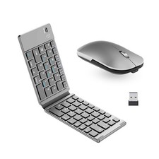 Foldable Keyboard and Mouse Combo,Bluetooth Keyboard and Mouse Comb... Fast Ship