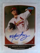 2013 Bowman Chrome - Marco Gonzales #BCA-MG Prospect Auto