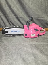 Husqvarna Toy Chainsaw Pink Electric Tested And Working (Missing Handle)
