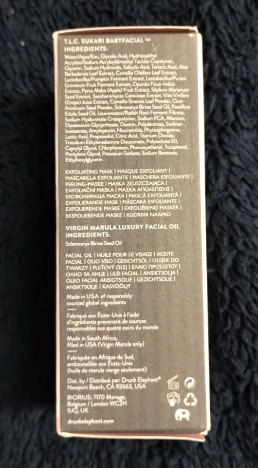 Drunk Elephant T.L.C. Sukari Babyfacial -NUEVO EN CAJA - Foto 2 de 4