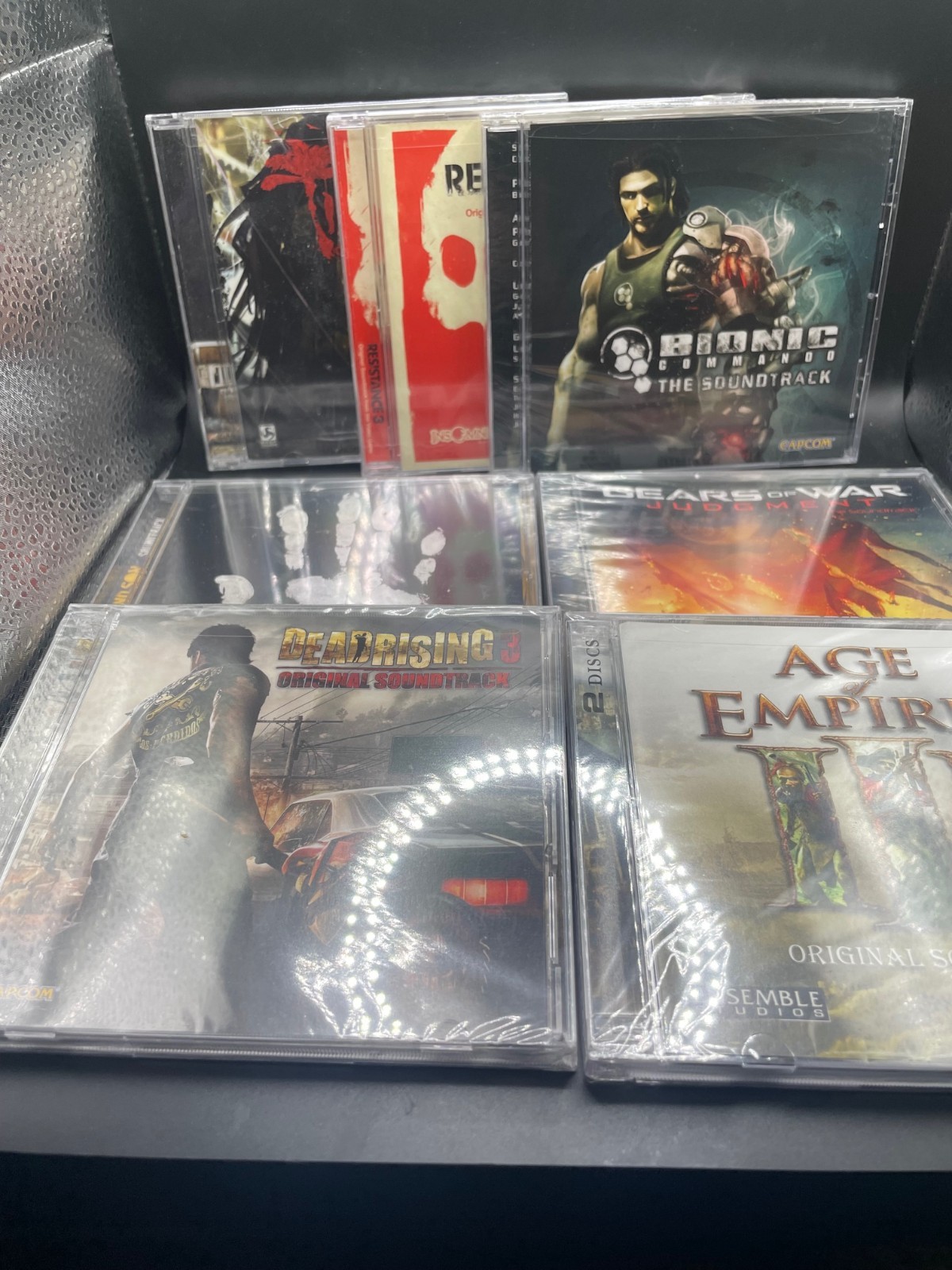 Video game soundtrack lot of 7 sealed gears of war dead rising second son