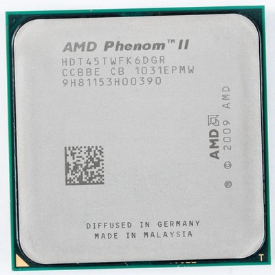 AMD Phenom II X6 1045T HDT45TWFK6DGR AM3 Thuban 6MB 3.2GHz Six Core Processor