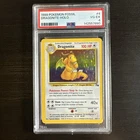 1999 POKEMON FOSSIL #4 DRAGONITE-HOLO PSA 4 New Cert