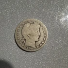 1908 Barber Half Dollar Silver 50C Circulated US Coin Business Strike