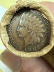 SEALED WHEAT PENNY ROLL 1887 Indian & 1920-S end coins TEENS 20s 30s 40s 50s #12 — photo 8