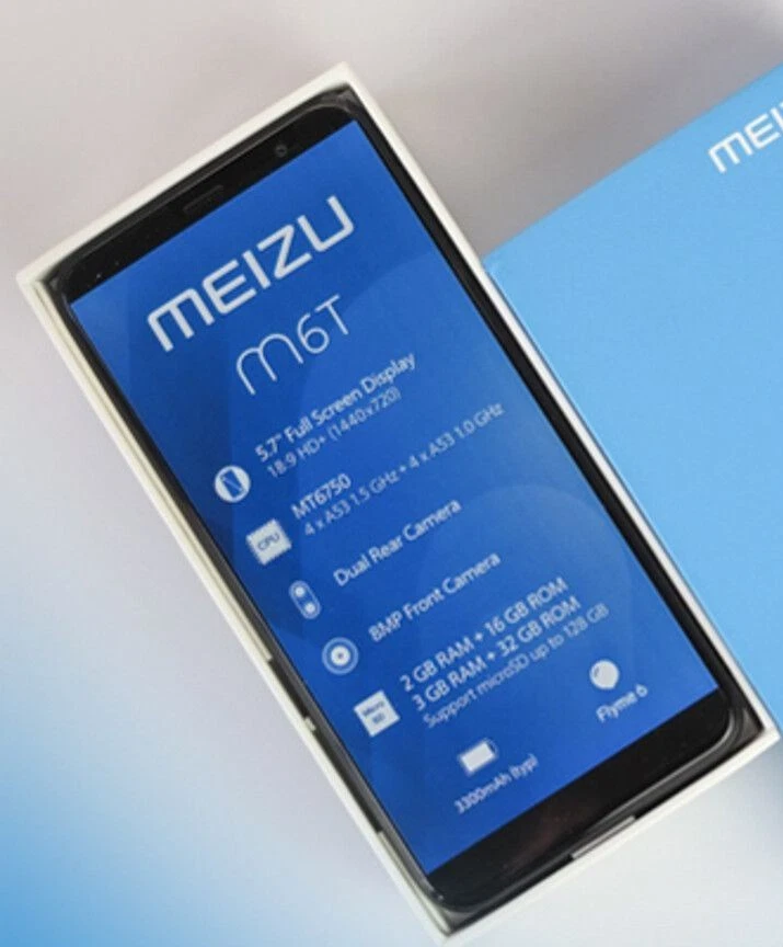 Meizu M6T M811H 2 16GB Smartphone 32 GB 13 MP Flyme OS Android telefono facile - Immagine 3 di 3