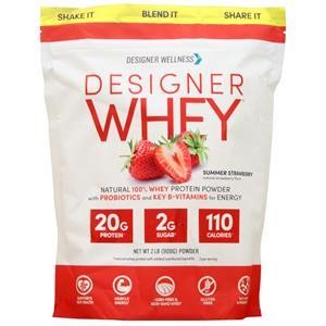 Designer Protein Designer Whey Natural 100% Whey Protein Summer Strawberry 2 lbs