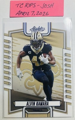 2023 Panini Absolute Alvin Kamara Blue Foil Parallel