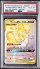 2019 POKEMON SUN & MOON UNIFIED MINDS SECRET FULL ART/MEWTWO & MEW GX PSA 10