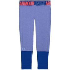 NWT Under Armour Girls HeatGear Ankle Cropped Leggings YLG