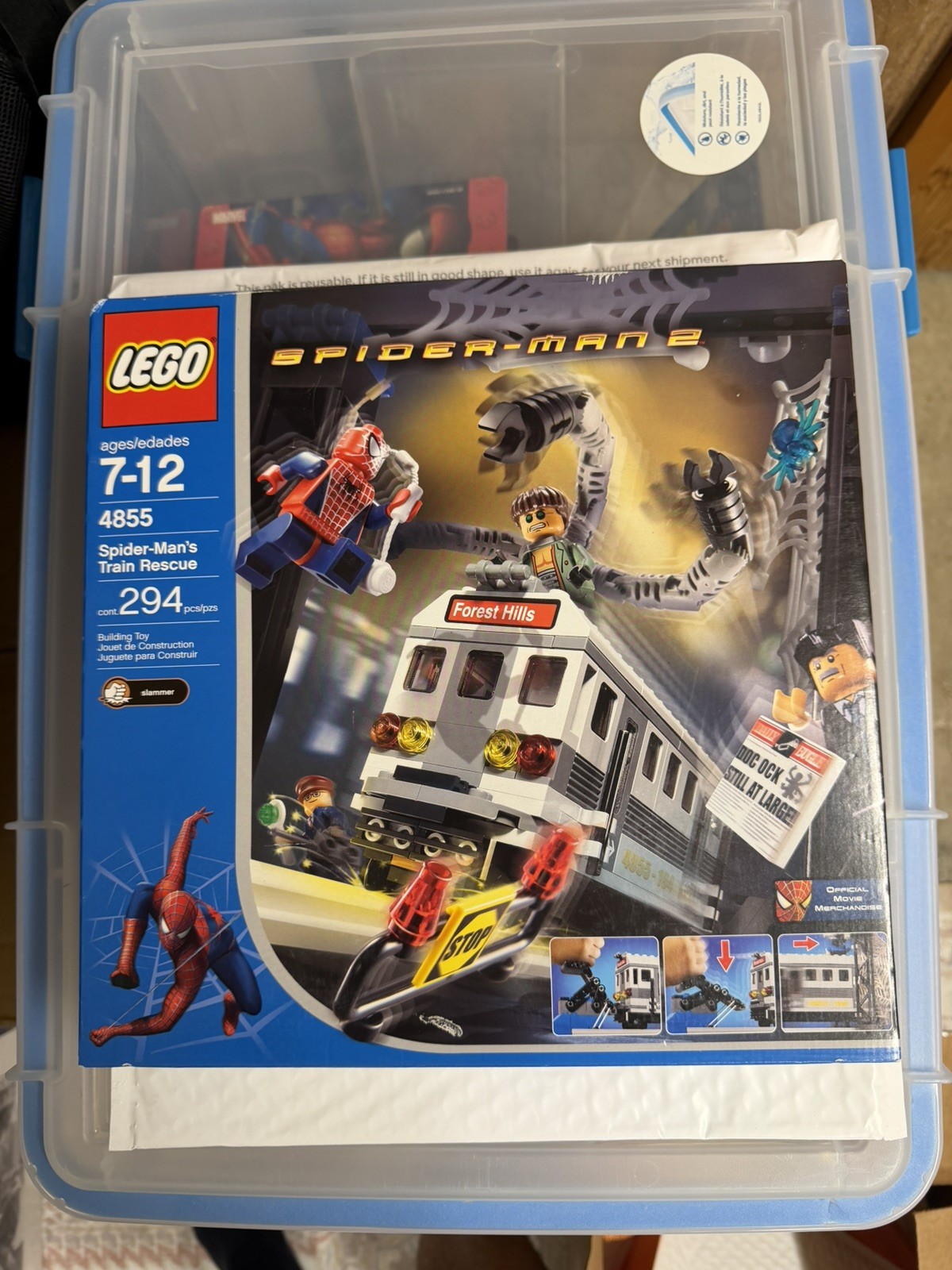 SEALED  LEGO Spider-Man: Spider-Men's Train Rescue (4855)