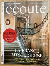 écoute, la France mystérieuse,Zeitschrift, November 2020, Französisch, guter Zu.