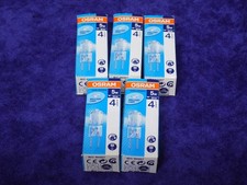 LOT OF 5 NEW OSRAM 64405 S HALOSTAR STARLITE LAMP / LIGHT BULB 12V 5W G4