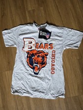 Vintage NOS 90s Chicago Bears Graphic Shirt Size Medium NFL Football Sportswear