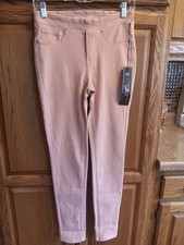 Diane Gilman Peach Skinny Pants Sz Small