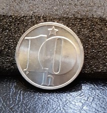 Münzen Tschechoslowakei 10 Heller 1980