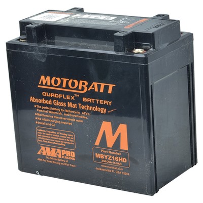Motobatt Battery for Buell XB12X XT Ulysses 1200cc 06-10 MBYZ16HD
