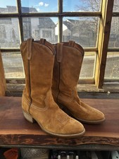 Wolverine Pigskin Suede Cowboy Boots Men s 8....