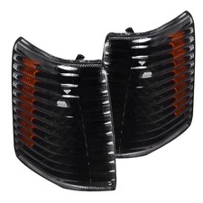 Fits 1993-1998 Jeep Grand Cherokee Black Corner Lights Signal Lamps Lr 93-98
