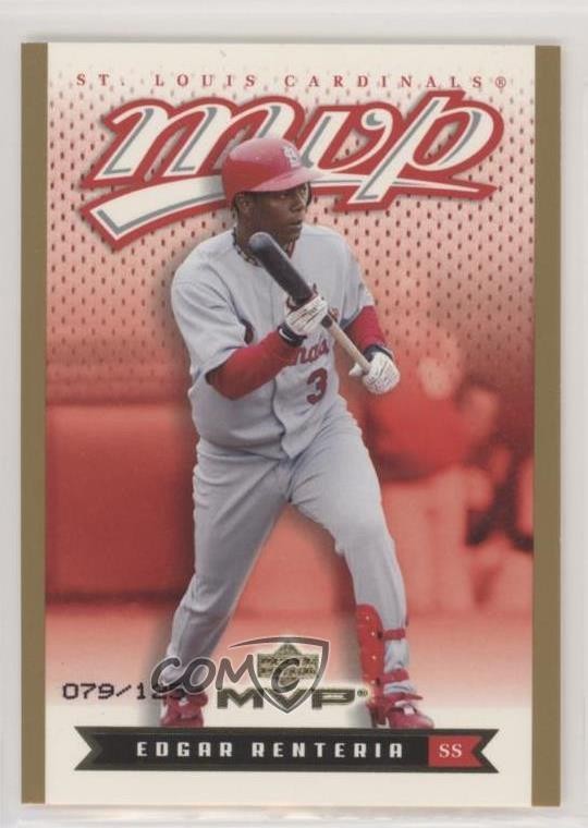 2003 Upper Deck MVP Gold 79/125 Edgar Renteria #195 0lm