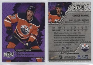2020-21 Skybox Metal Universe Purple Spectrum /199 Connor McDavid #97