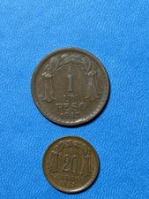 Chile - 2 Copper Coins 1942, 1945