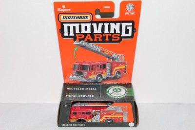 MATCHBOX Moving Parts Seagrave Fire Truck ''Matchbox Fire Dept. Unit 24''