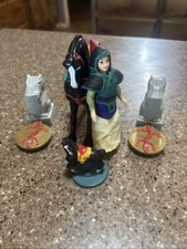 Vtg Mulan 1998 Figure With Horse Khan Mushu The Dragon McDonald  s Toys