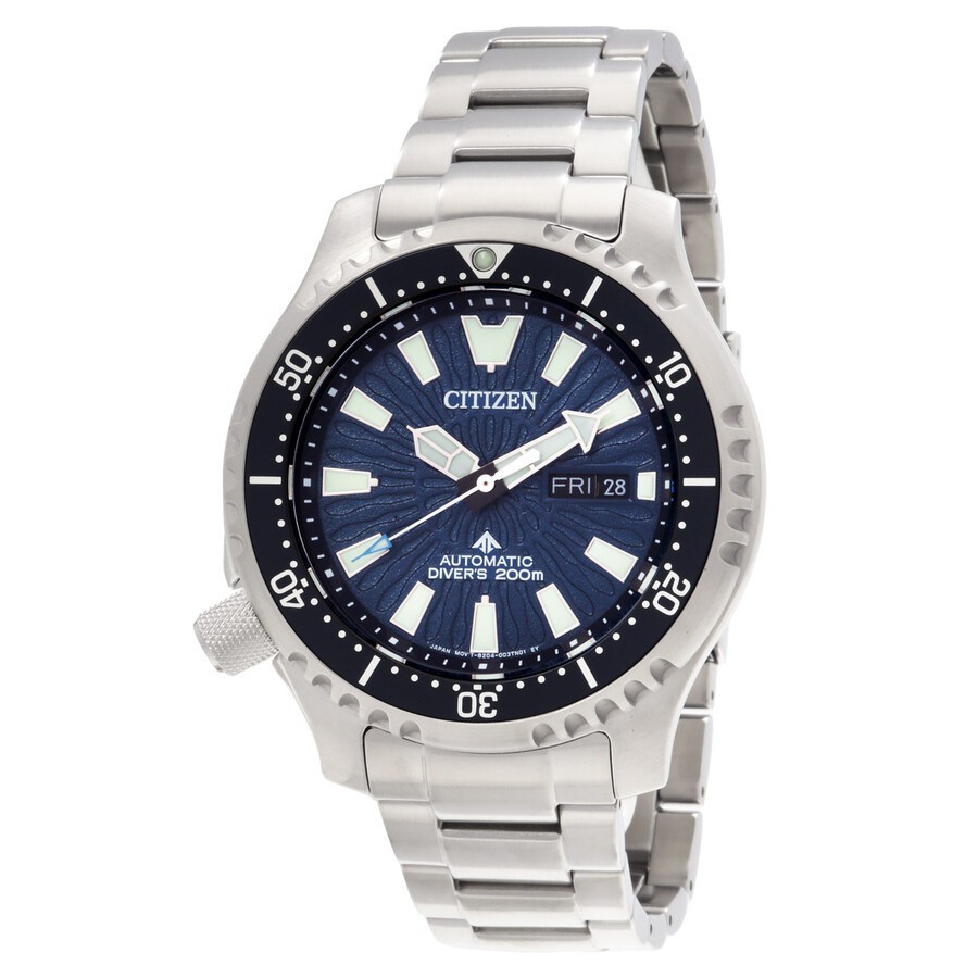 Citizen Men's Promaster Lefty Automatic Blue Dial Watch - NY0136