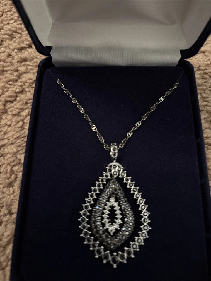 Collar Lágrima Mark Zunino Para Nolan Miller Nuevo Hermoso Ajustable Foto 2 de 4