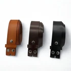 USA Leather Belt Strap without Buckle Black Brown Tan Belt 32" - 44" Width 1.5"