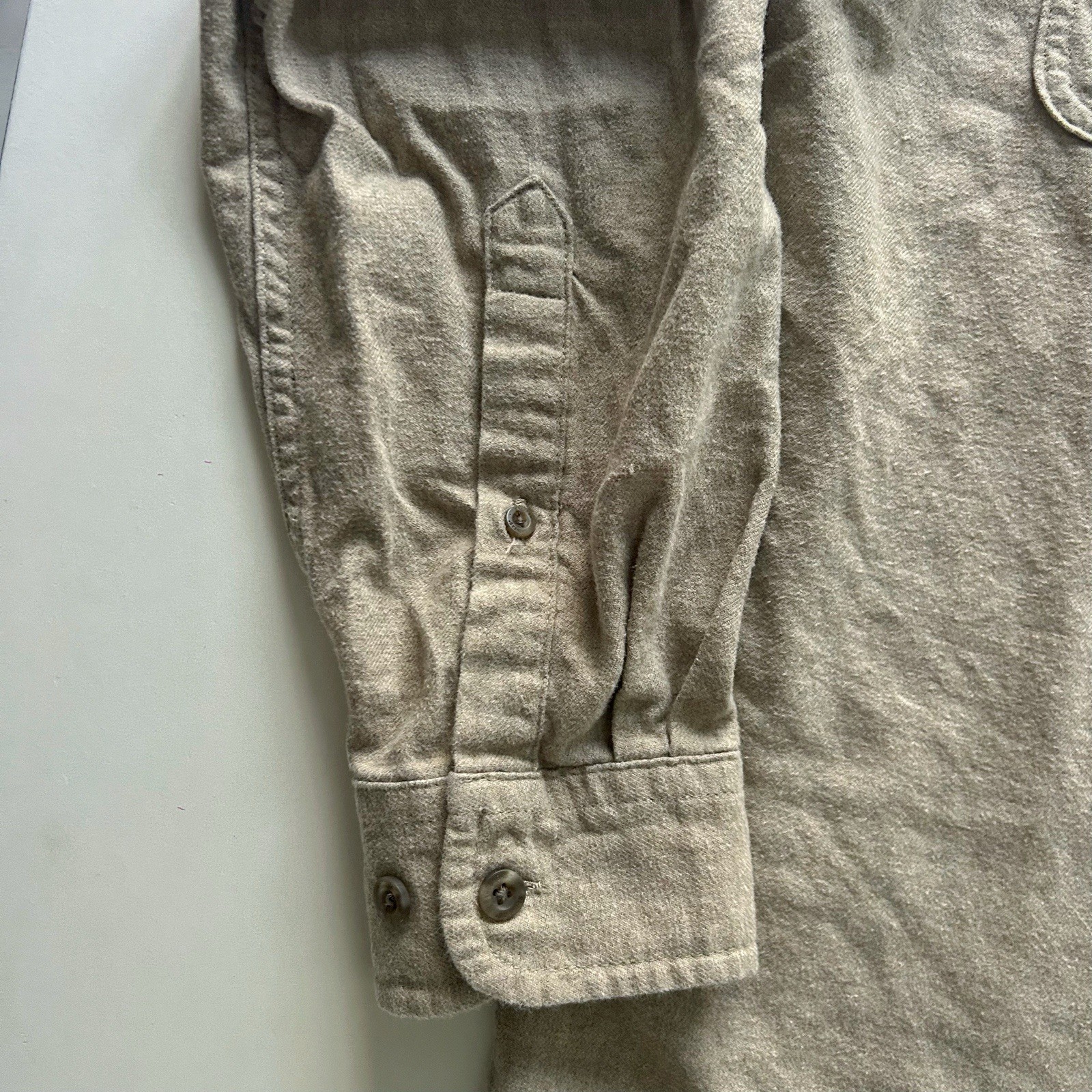 RedHead Beige Solid Button Down Shirt Men’s Mediu… - image 2