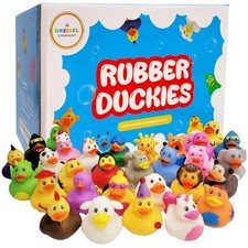 Kids' Rubber Duck Toy Set, 100 Ducks for Birthdays  Showers