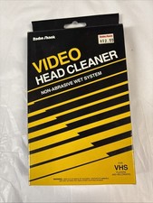 Video Head Cleaner Radio Shack VHS Non-Abrasive Wet System 44-1213 vhs-c New