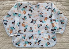 Bumkins Disney Baby Waterproof Sleeved Bib, Aladin Princess Jasmine, 6-24 Months
