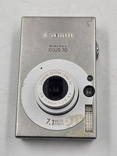 Canon IXUS 70 7.1 MP Digital Camera Silver - Not Working