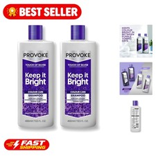 PRO:VOKE Keep It Bright Shampoo 400ML Pack of 2 for Color Treated Hair