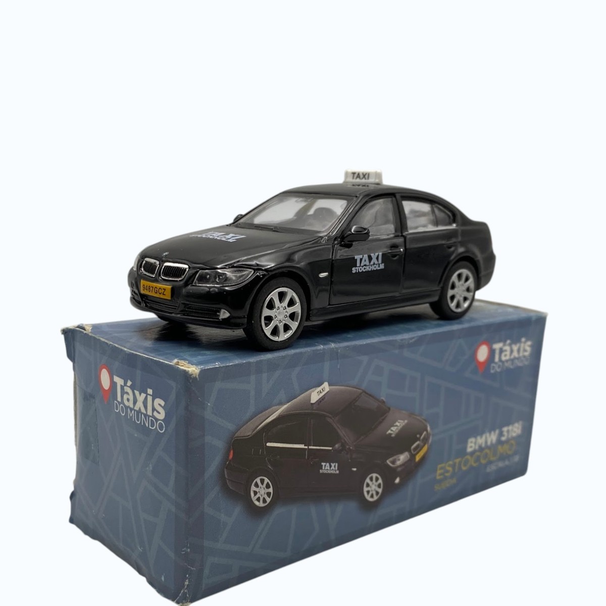 WELLY BMW 330i Taxi STOCKHOLM 1:38 diecast model car metal | eBay