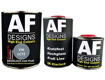 FÜR VW LC7Z Iron Grey Metallic 2,5L Autolack Set Klarlack Härter