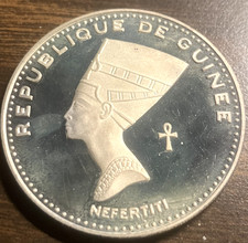 elf Guinea 500 Francs 1970 Silver  Proof 4,610 minted   OGP