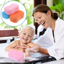 3 Pcs PU Bathing Sponge Thicken Shower Ball Body Massager for Bathroom
