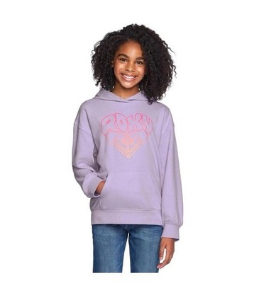 Roxy Youth Pullover Washed Hoodie Purple Lavendula Size XL (18/20) NWT