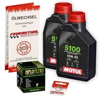 Honda Forza 350 (NF10) 21-23, Motul 10W40 Ester ÖL + Hiflo ÖLfilter, MotoröL Set