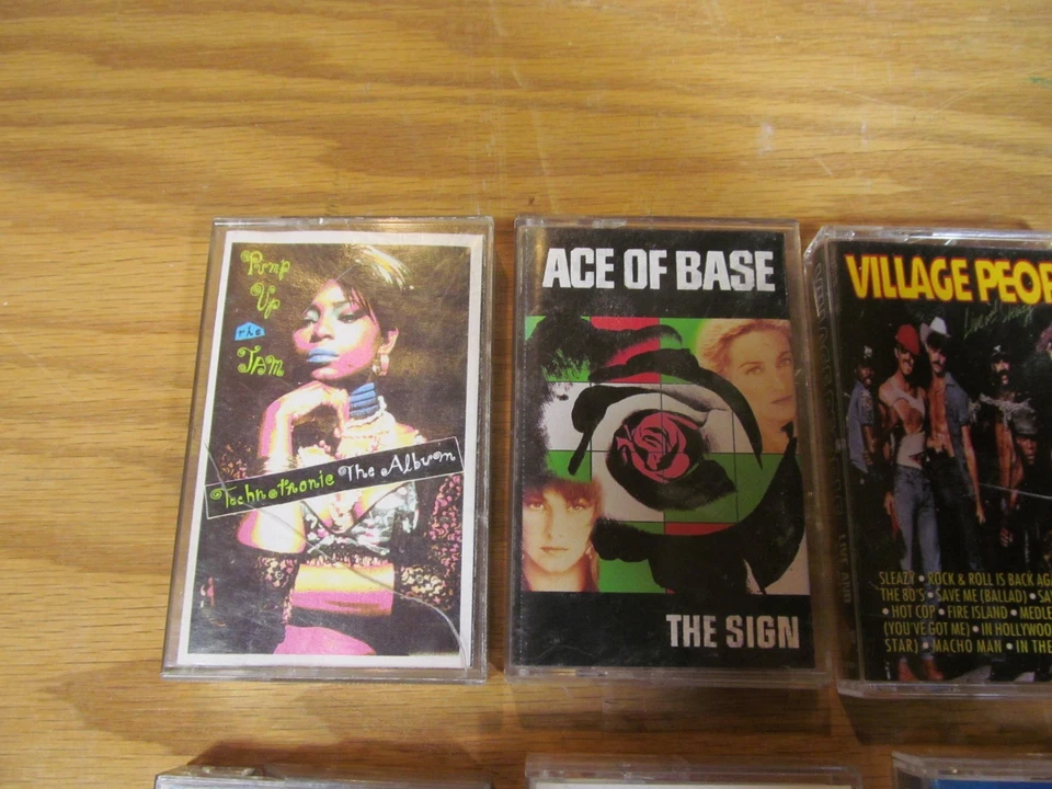 Rare Cassette Tapes Lot 5 pieces. Village People, Ace of Base, Pump up the Jam - Image 3 of 4
