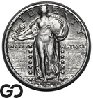 1929-S Standing Liberty Quarter 25C Silver Coin Choice AU++