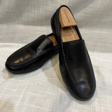 Born Allan Casual Leather Loafers  Comfort Slip On Shoes Black  Mens 8.5 M